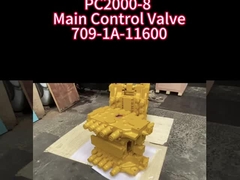PC2000-8 Κύρια βαλβίδα ελέγχου 709-1A-11600 709-1A-11100 Για εξορυκτήρα Komatsu